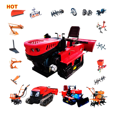 NEW LT Mini factory tractor roto blade tiller wheel loader diesel manual plow tillers cultivators
