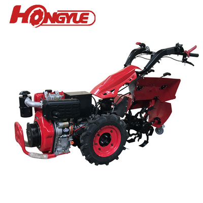 Factory walk behind mini small two wheel farm tractor with cultivator for sale