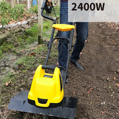 The mini tiller cultivator power tiller portable soil machine garden tillage cordless electric cultivator