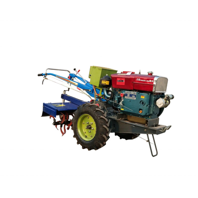 Farm Garden Agriculture Management Agricultural Rotary Tiller Chinese Diesel Engine Handheld Walking Tractor